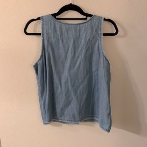 Jean tank top